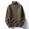 Suéter Cuello Alto para Hombre - Pullover Casual Invierno Colores Sólidos