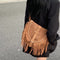 Bolso Bandolera Retro de Ante con Borlas para Mujer