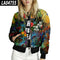 Uniforme de Béisbol para Mujer con Cuello Alzado y Estampado Floral