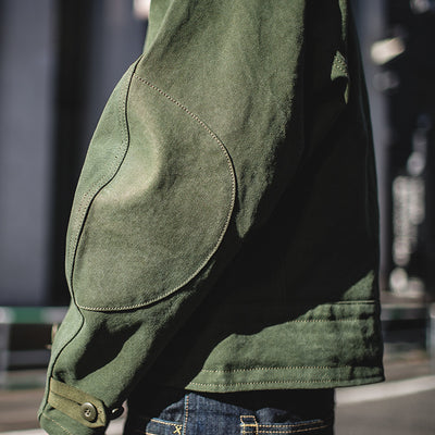 Chaqueta Militar de Algodón Lavado Ami - Verde Ejército para Hombre - Image 5