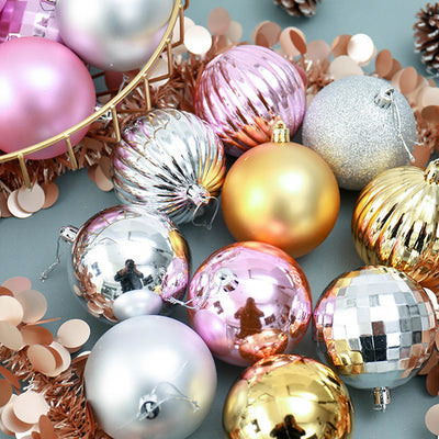 Set de 34 Bolas Navideñas 4cm - Adornos para Árbol de Navidad
