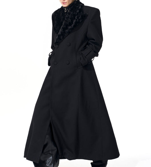 Blazer Trench Coat con Solapas Cosidas - Elegancia Profesional - Image 5