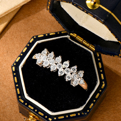 Anillo de Plata Esterlina S925 con Moissanita - Diseño Sofisticado - Image 19