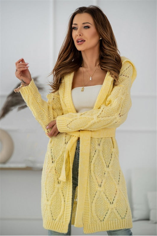 Cardigan Tejido Amazon de Manga Larga - Suéter Casual Versátil - Image 3