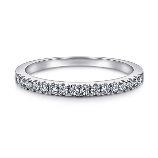Anillo de Plata Esterlina para Novia con Circón Marqués y Diamantes en Línea