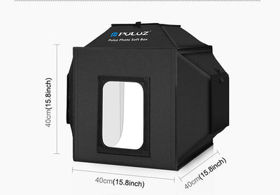 Caja de Luz LED Plegable 40cm para Fotografía de Productos - Image 10
