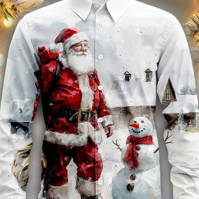 Camisa Estampada 3D con Diseño de Personalidad para Hombre - Image 15