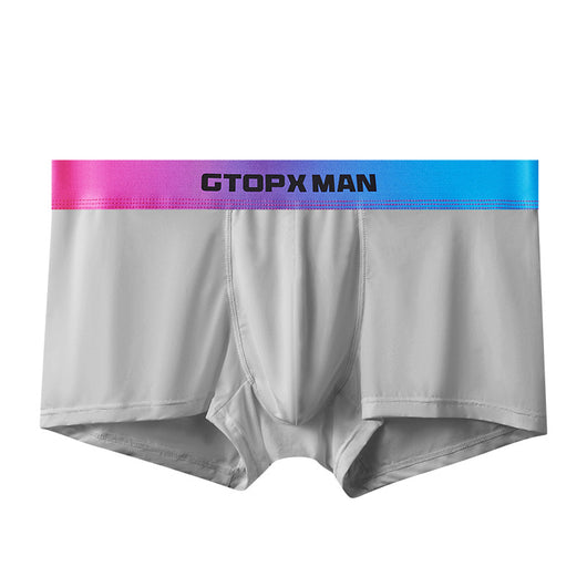 Bóxers Hombre Seda Helada Cintura Baja Verano Degradado Convexo - Image 6