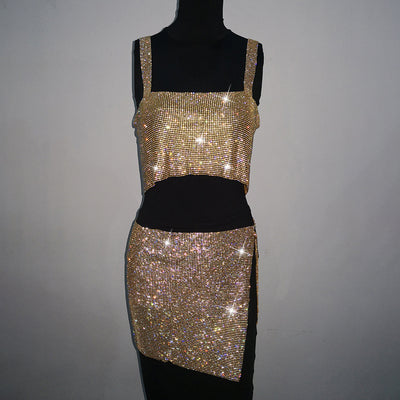 Vestido Elegante con Espalda Abierta y Detalle Metálico - Image 5