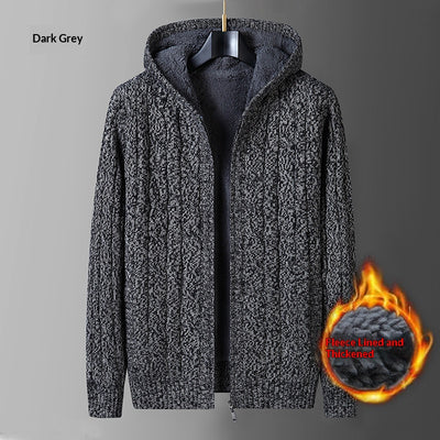 Suéter Abrigo Holgado con Capucha para Hombre - Image 5