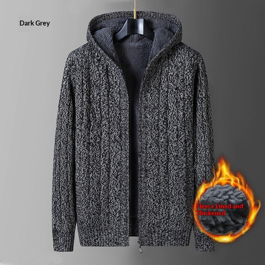 Suéter Abrigo Holgado con Capucha para Hombre - Image 5