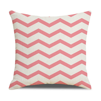 Funda de Almohada Lino Geometría Simple - Diseño Moderno para Sofá y Hogar - Image 35
