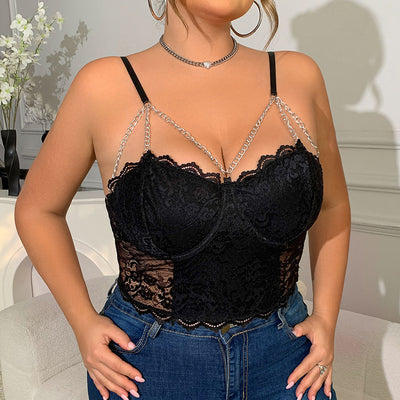 Chaleco Eslabonado Cadena Acero Sexy Estilo Europeo - Image 10