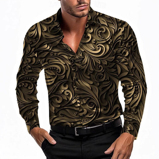 Camisa Hawaiana Vintage Estampada para Hombre - Cómoda y Fresca para el Verano - Image 2