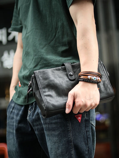 Bolso de Cuero Vacuno Bandolera Diagonal con Estilo - Image 5