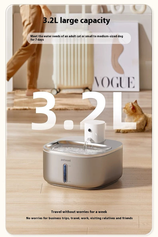 Dispensador Inteligente de Agua para Mascotas 32L con Carga Inalámbrica - Image 14