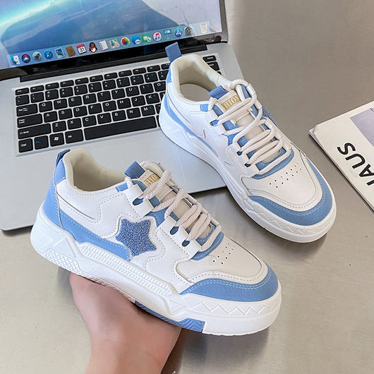 Zapatillas Casuales Coreanas para Mujer con Suela Gruesa - Estilo Skate Versátil - Image 5
