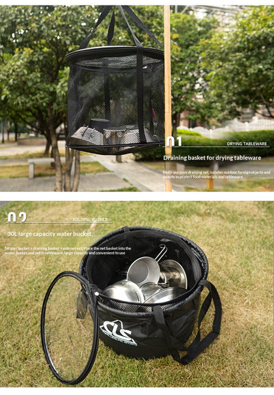 Cubo Filtrador Portátil Plegable Multiusos - Image 10