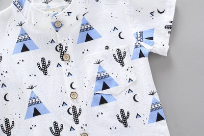 Conjunto de Camisa Triangular Manga Corta - Image 12