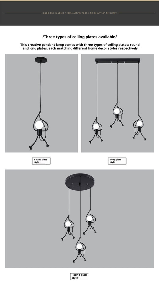 Lámpara de Araña Decorativa de Hierro para Restaurantes y Cafés - Image 11