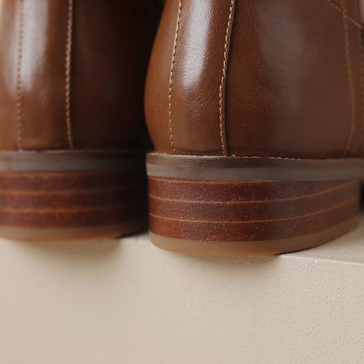 Botas Altas para Mujer con Tacón Medio y Punta Redonda - Image 31