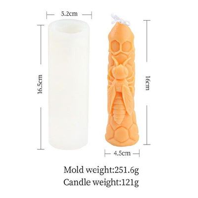 Molde de Silicona con Diseño Panal 3D para Velas - Image 8