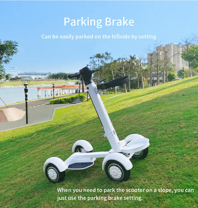 Patinete Eléctrico Plegable de 4 Ruedas para Golf y Campos - Image 8