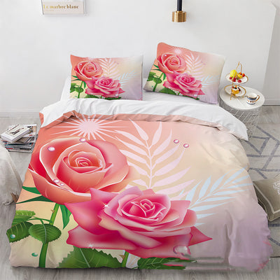 Colección de Tres Piezas Home Rose con Impresión 3D Digital - Image 4
