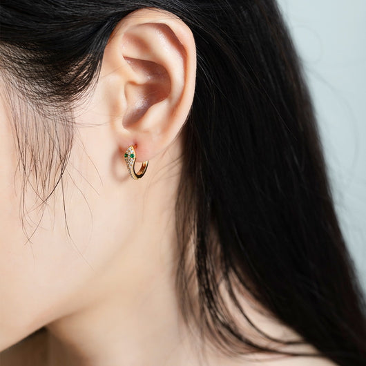 Aretes de Plata Esterlina Diseño Europeo y Americano