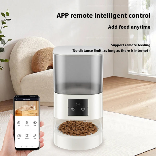 Comedero Automático Inteligente con Control Remoto para Mascotas