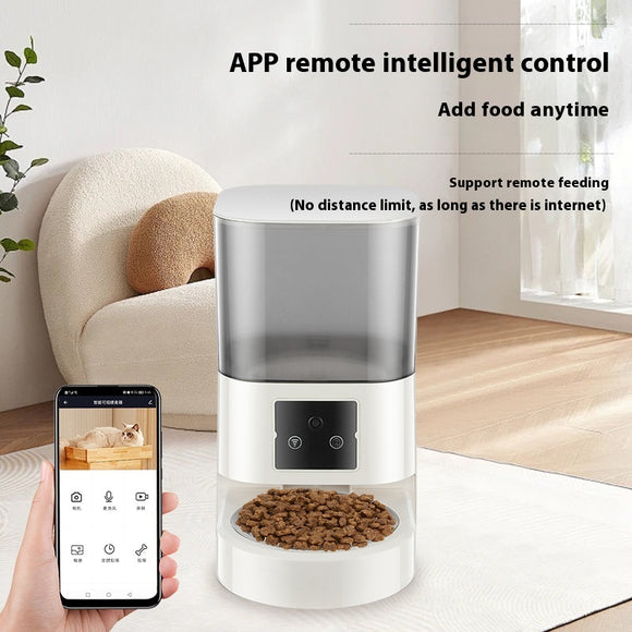 Comedero Automático Inteligente con Control Remoto para Mascotas