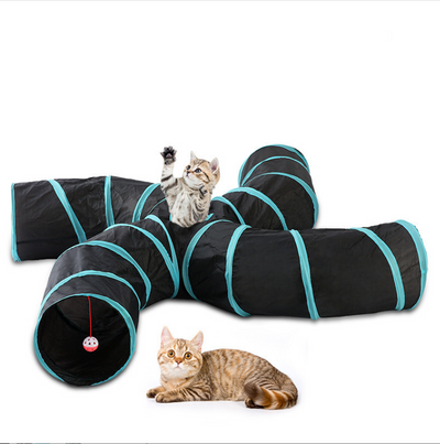 Túnel Plegable para Gatos S-tipo de Cuatro Canales - Image 11