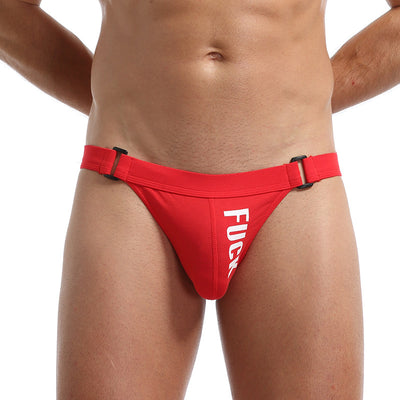 Tanga Doble de Algodón Trendy con Letras de Color Puro - Image 16