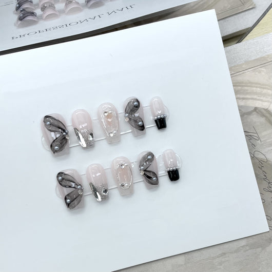 Parches de Uñas Deshidratadas Naked French Dance - Colección Halo - Image 5