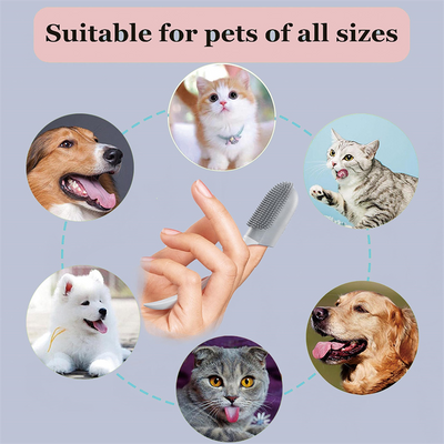 Cepillo de Dientes para Mascotas - Dedo Silicona Limpieza Oral Perros y Gatos - Image 16
