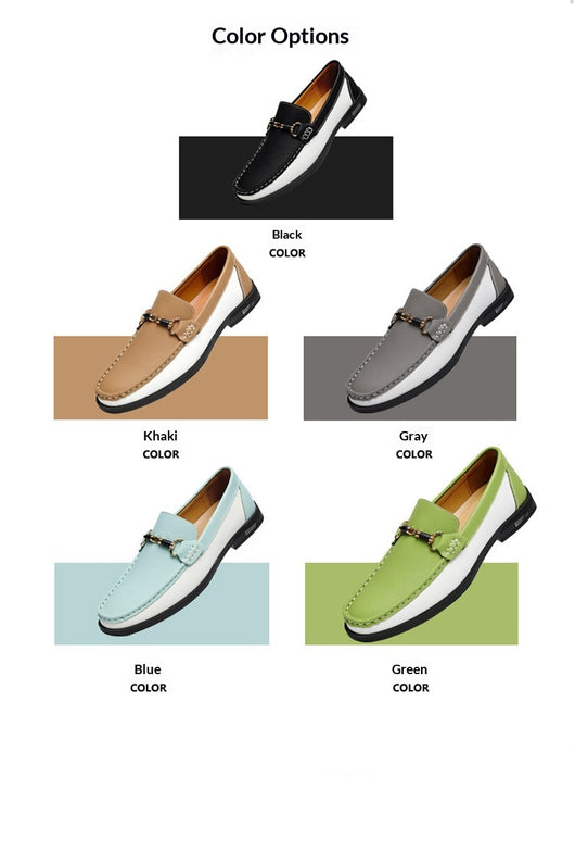 Mocasines de Cuero Genuino para Hombre Talla Grande 47 - Zapatos Casuales Cómodos - Image 13