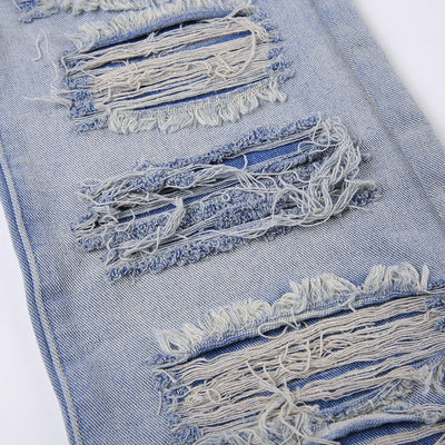 Calentador de Piernas Denim Rotos con Diseño de Personalidad para Mujer - Image 19