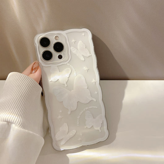 Funda Transparente Mariposa Moderna para Celular Mujer - Image 2