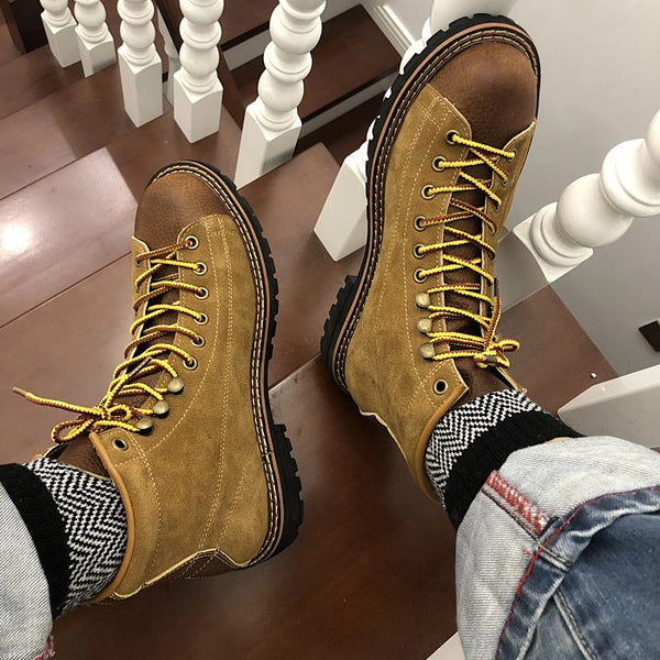 Botas Casuales Martin de Cuero para Hombre - Estilo Otoño Invierno