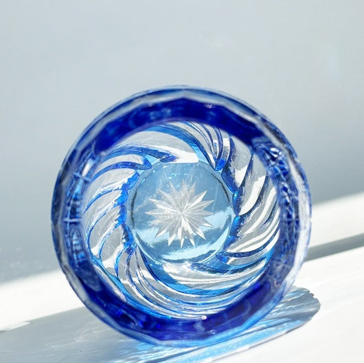 Vaso de Cristal Tallado Estilo Japonés Jianghu Premium - Image 6