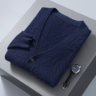 Cardigan Tejido con Cuello V y Botones para Hombre - Image 10