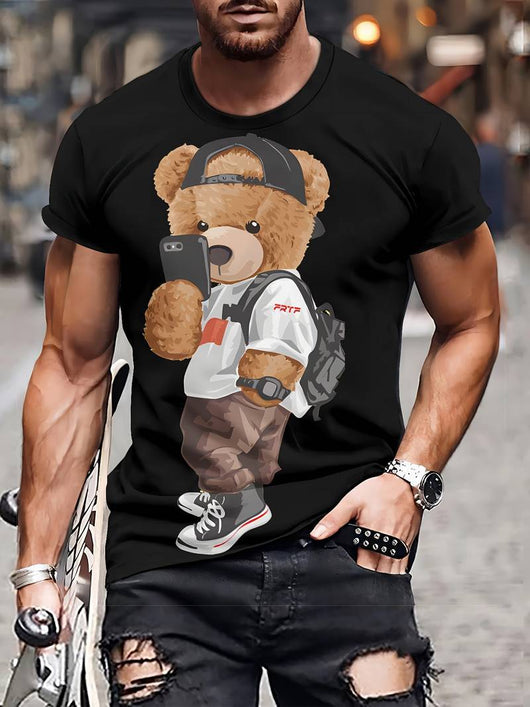 Playera Hombre Cuello Redondo Estampado Digital Manga Corta - Image 11