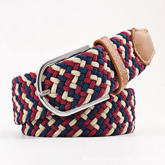Cinturón Tejido Elástico Corrugado Multiuso Casual para Mujer - Image 13