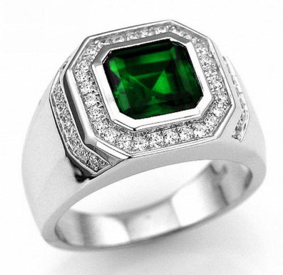 Anillo Ovalado Bañado en Dos Tonos con Incrustaciones - Image 10