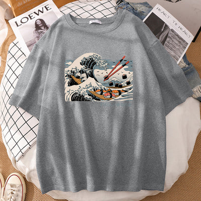Playera Unisex con Estampado de Sushi del Mar - Image 16
