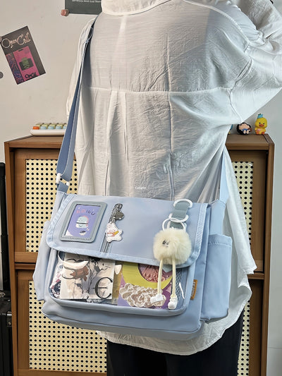 Bolsa Crossbody de Lona Impermeable Ligera Multiuso Casual - Image 26