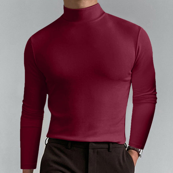 Camiseta Térmica de Cuello Alto Manga Larga para Hombre - Image 16