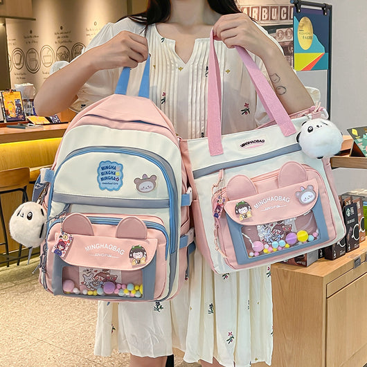 Mochila Versátil de Gran Capacidad con Bandolera Ajustable - Image 12