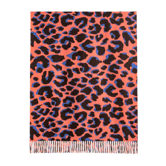 Bufanda Chal Leopardo Retro Invierno - Estilo Europeo Versátil