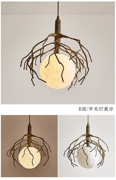 Lámpara Colgante Artística Tea Art para Tiendas de Moda Creativa - Image 14